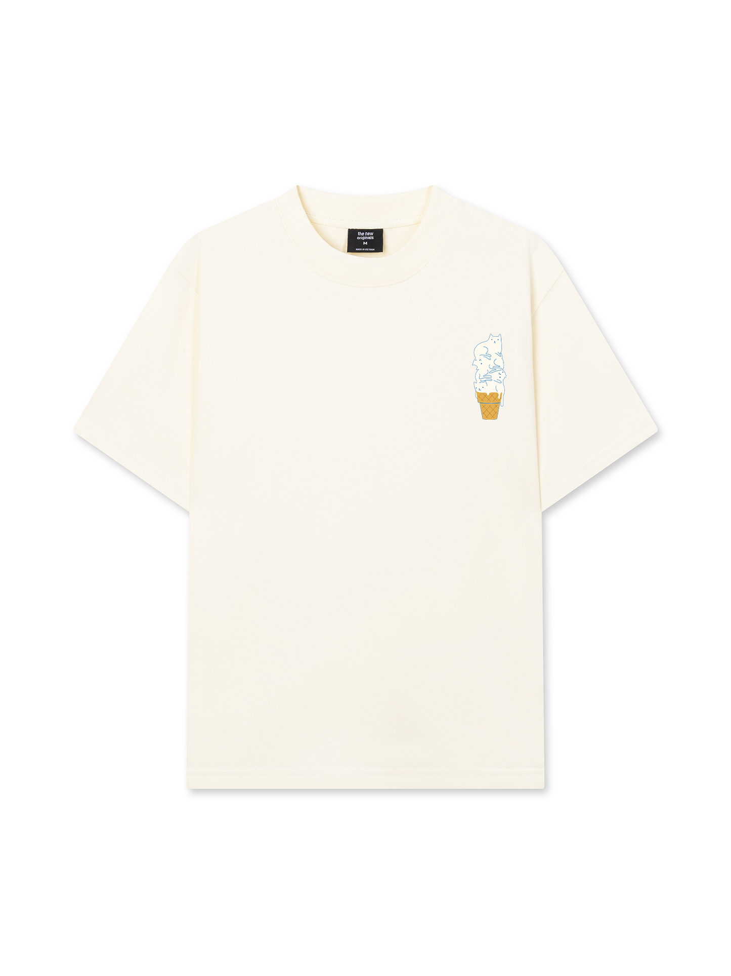 Áo Thun Relaxed Fit The Meow Ice Cream