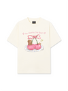Áo Thun Relaxed Fit Daily Cuties Two Cherries One Heart