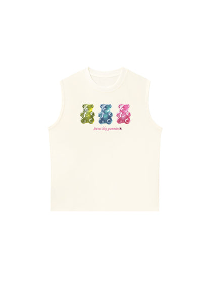 Áo Ba Lỗ Relaxed Fit Sweet Like Gummies