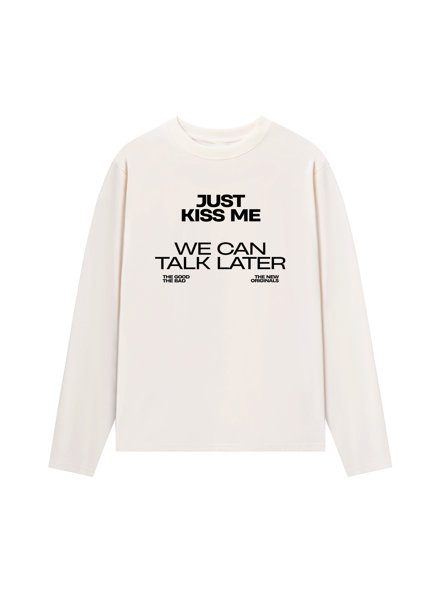 Áo Thun Dài Tay Life Vibe Just Kiss Me