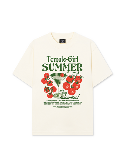 Áo Thun Relaxed Fit Suummer Vibes Tomato Girl