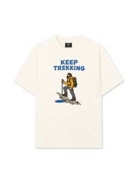 Áo Thun Relaxed Fit Blue Keep Trekking