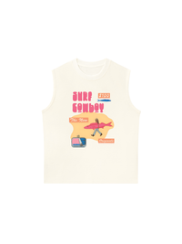 Áo Ba Lỗ Relaxed Fit Summer Vibes GoTo Beach Cowboy