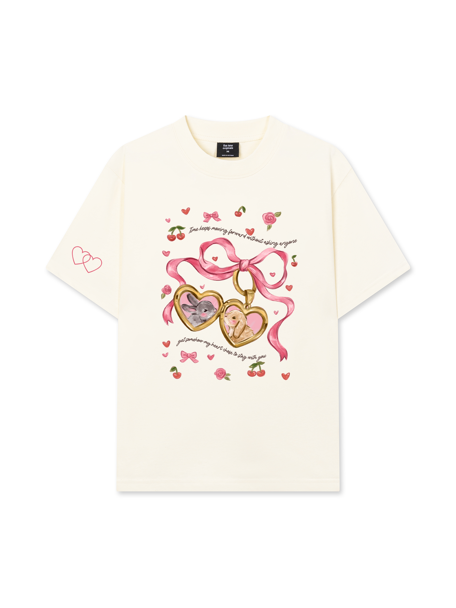 Áo Thun Relaxed Fit Daily Cuties Rabbit Couple