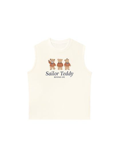 Áo Ba Lỗ Relaxed Fit Sailor Teddy