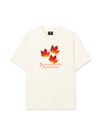 Áo Thun Relaxed Fit Autumn Vibes Play In The Leaves