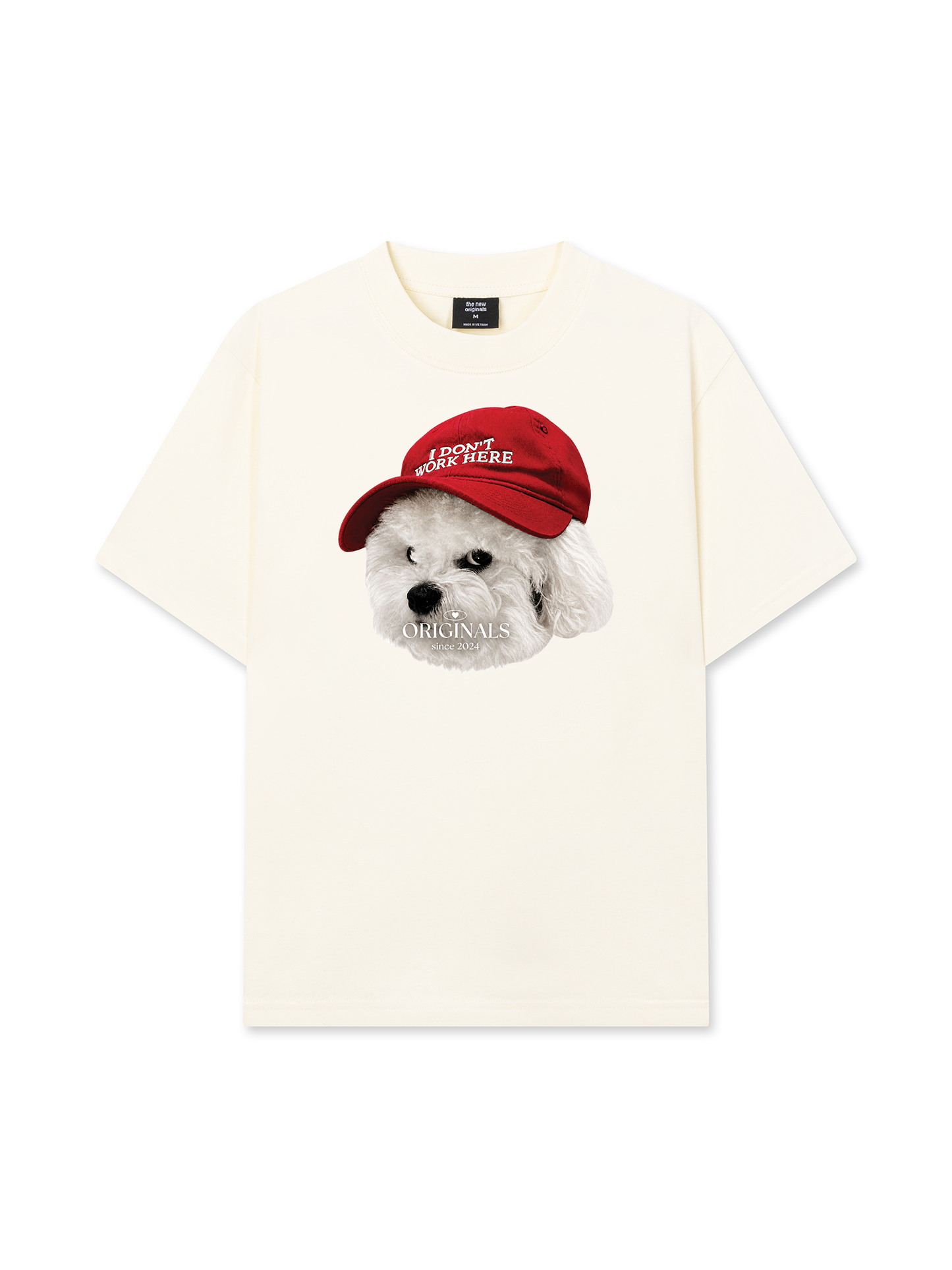 Áo Thun Relaxed Fit Puppy With Red Hat