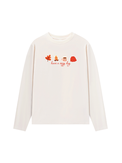 Áo Thun Dài Tay Autumn Vibes Have a Cozy