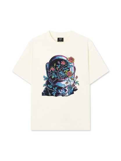 Áo Thun Relaxed Fit Cosmic Blooms