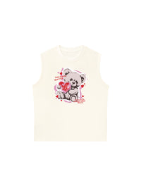 Áo Ba Lỗ Relaxed Fit Our Hearts Beat For