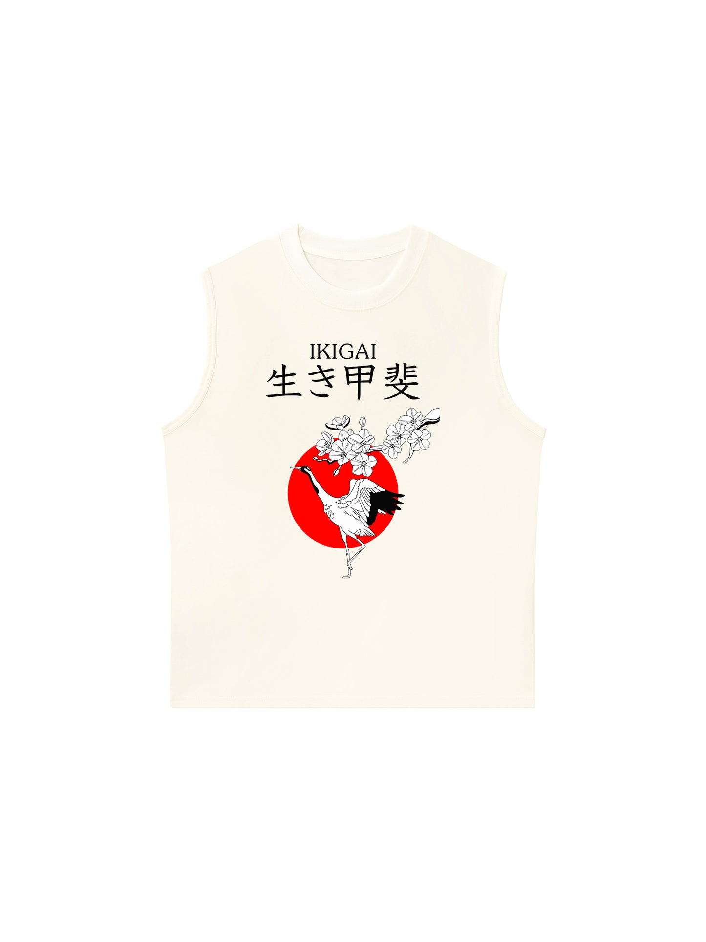 Áo Ba Lỗ Relaxed Fit The Ikigai Essence