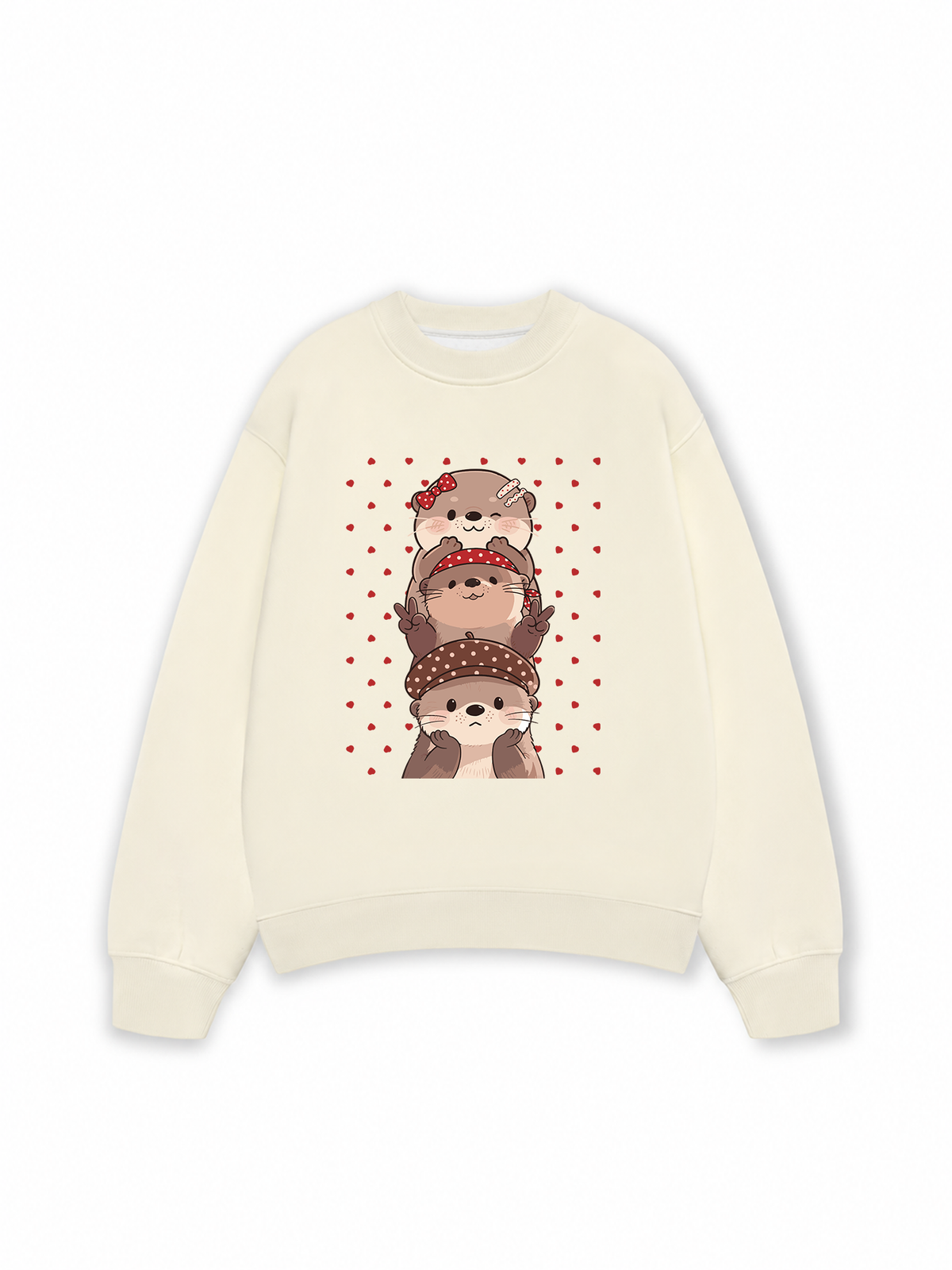 Áo Sweater Nỉ Hai Da Animal The Beaver Friends Group