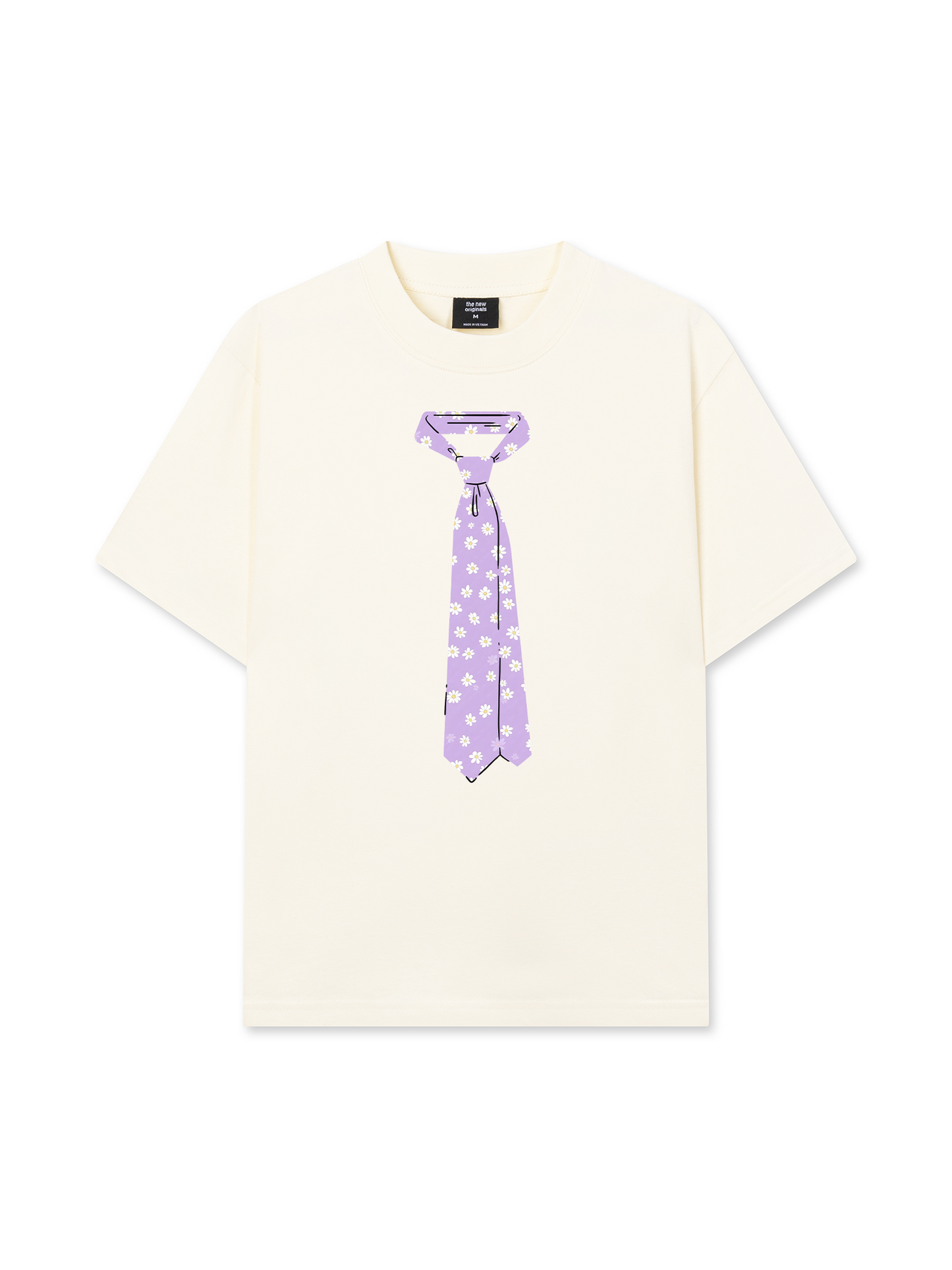 Áo Thun Relaxed Fit Daily Cuties Purple Tie