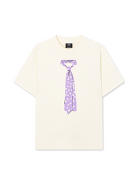 Áo Thun Relaxed Fit Daily Cuties Purple Tie