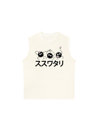 Áo Ba Lỗ Relaxed Fit Japan Spirit Soot Sprites