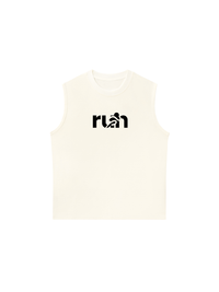 Áo Ba Lỗ Relaxed Fit Run Typography 3
