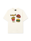 Áo Thun Relaxed Fit Sweet Pastry Burger Fry