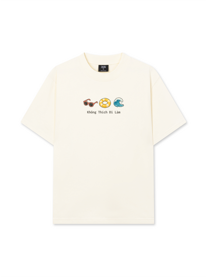 Áo Thun Relaxed Fit Không Thích Đi Làm
