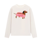 Áo Thun Dài Tay Pink Dachshund