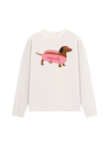 Áo Thun Dài Tay Pink Dachshund
