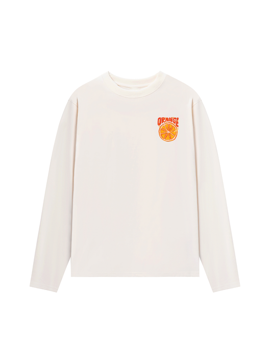 Áo Thun Dài Tay Summer Vibes Orange