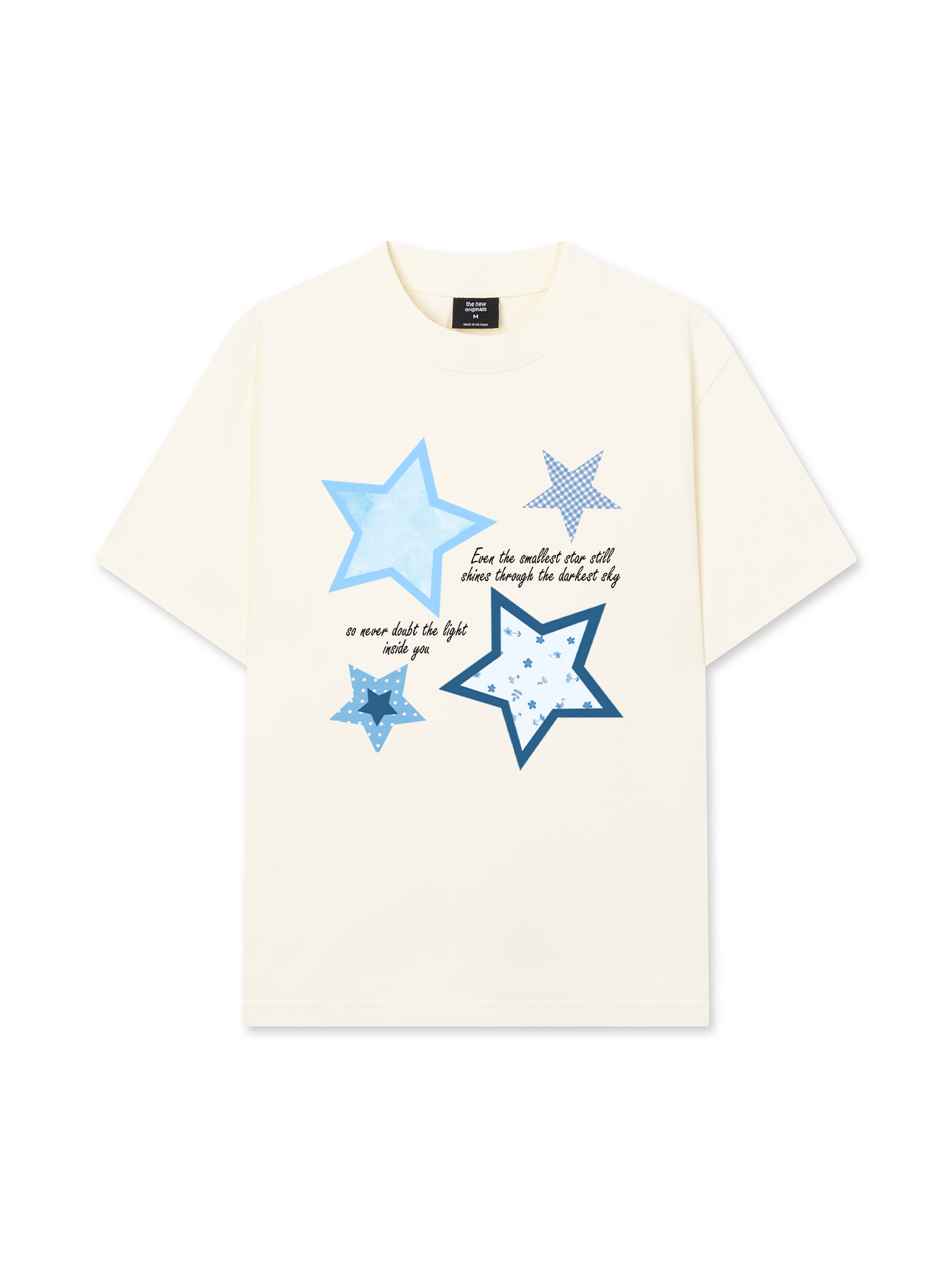 Áo Thun Relaxed Fit Daily Cuties Blue Star Mood