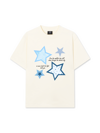 Áo Thun Relaxed Fit Daily Cuties Blue Star Mood