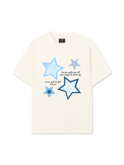 Áo Thun Relaxed Fit Daily Cuties Blue Star Mood