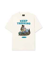 Áo Thun Relaxed Fit Keep Trekking For Girl