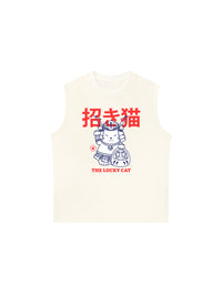 Áo Ba Lỗ Relaxed Fit Maneki Neko