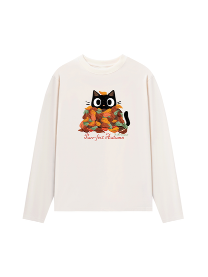 Áo Thun Dài Tay Purr-fect Autumn