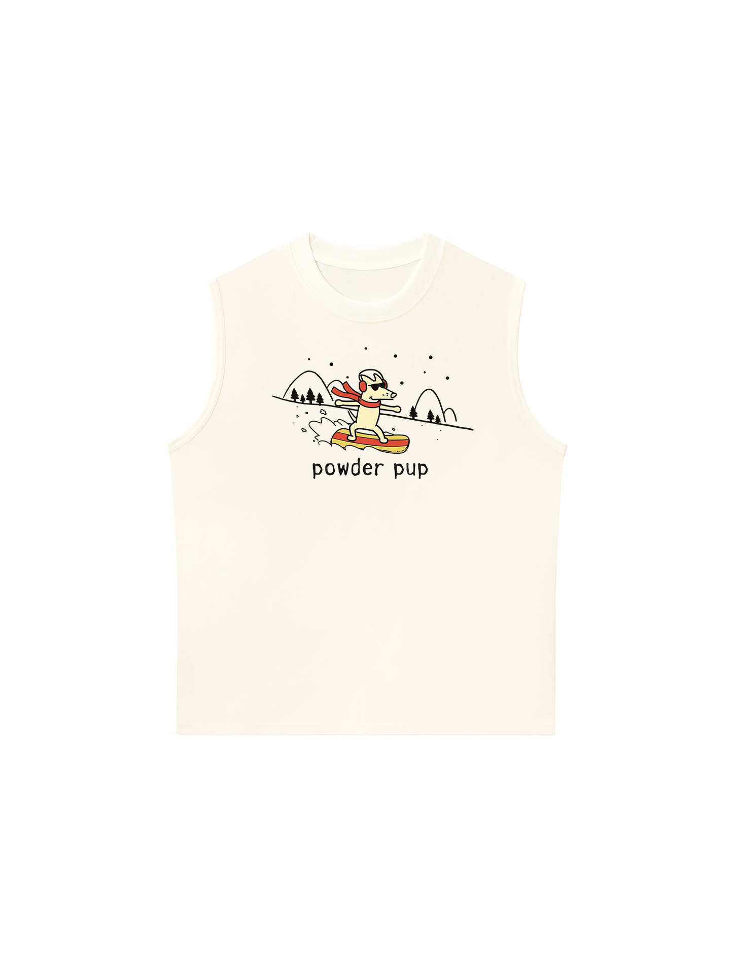 Áo Ba Lỗ Relaxed Fit Go Outside Powder Pup