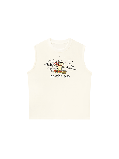 Áo Ba Lỗ Relaxed Fit Go Outside Powder Pup