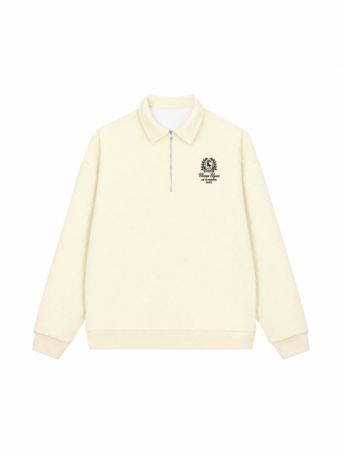 Áo Sweater Polo Nỉ Hai Da  Champs Elysees