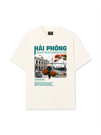 Áo Thun Relaxed Fit Thành Phố Cảng