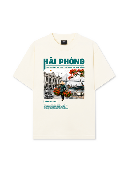 Áo Thun Relaxed Fit Thành Phố Cảng