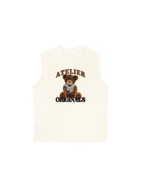 Áo Ba Lỗ Relaxed Fit Teddy Land Atelier Originals