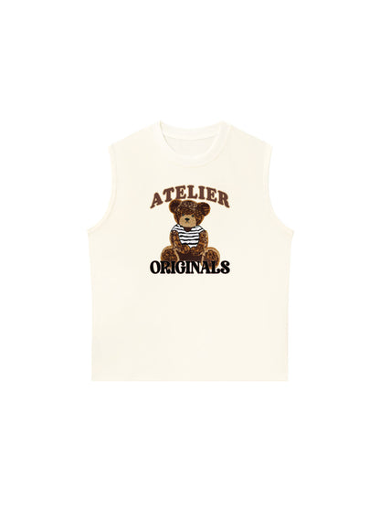 Áo Ba Lỗ Relaxed Fit Teddy Land Atelier Originals