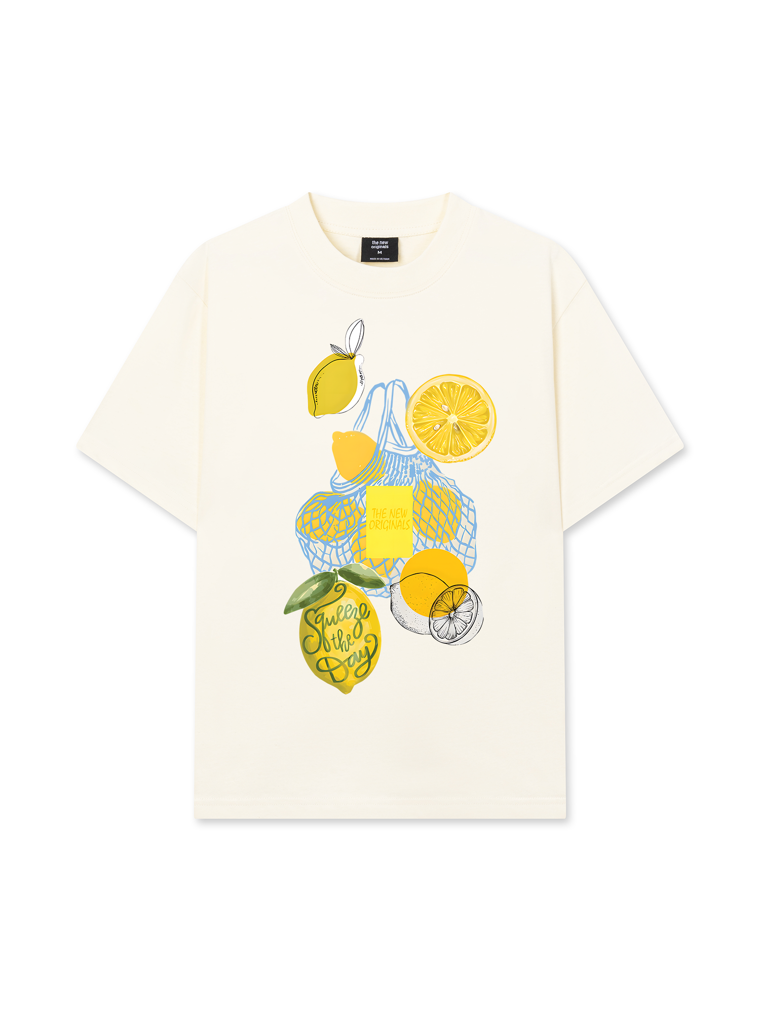 Áo Thun Relaxed Fit Summer Vibes Lemon Shopping