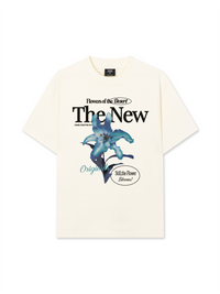 Áo Thun Relaxed Fit Summer Vibes Flower Of The Desert Blue