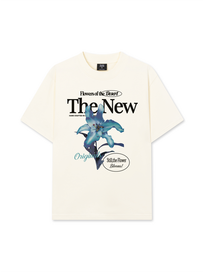 Áo Thun Relaxed Fit Summer Vibes Flower Of The Desert Blue