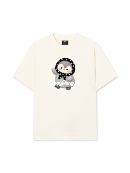 Áo Thun Relaxed Fit Happy Penguin