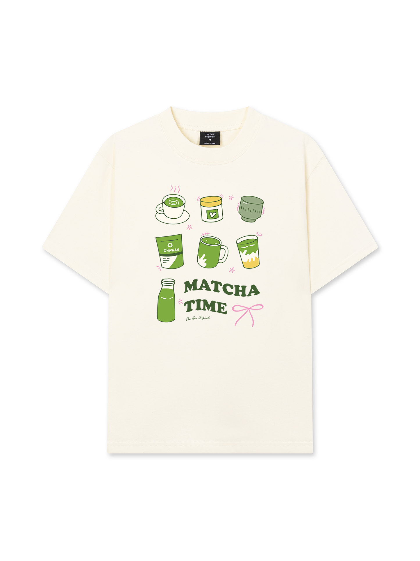 Áo Thun Relaxed Fit Drink Collection Matcha Time