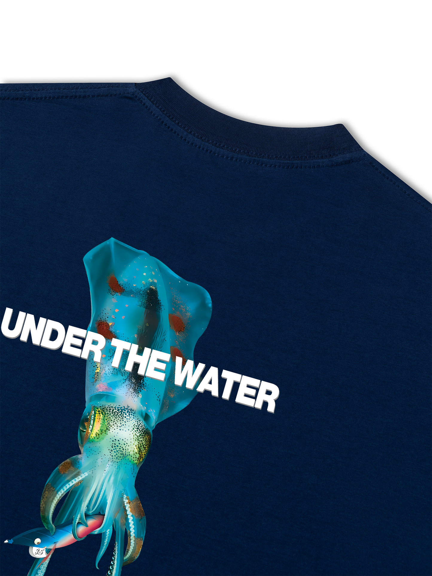 Áo Thun Relaxed Fit Ocean Under The Water Squid Ocean IRIE FISHING CLUB