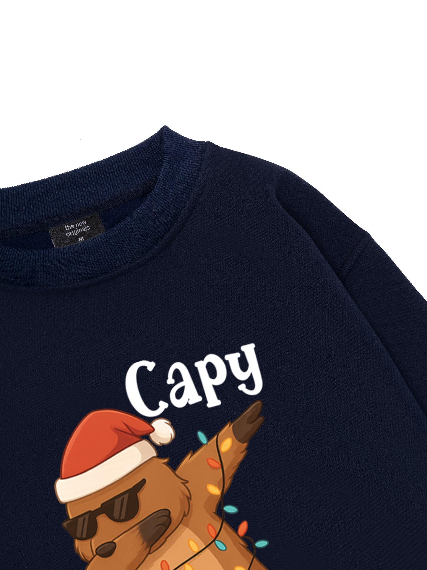 Capy Christmas Dab  Sweater