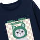 Áo Thun Dài Tay Animal Mood Meow Green Pink