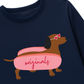 Áo Thun Dài Tay Pink Dachshund