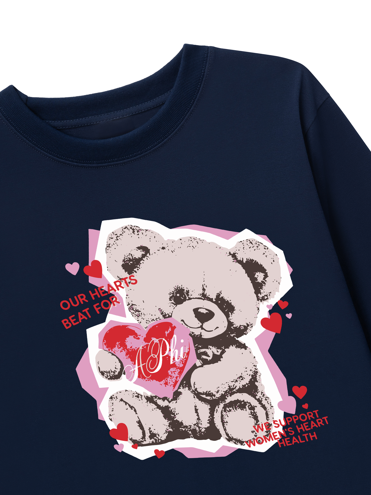 Áo Thun Dài Tay Our Hearts Beat For