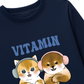 Áo Thun Dài Tay Vitamin Meow And Woof