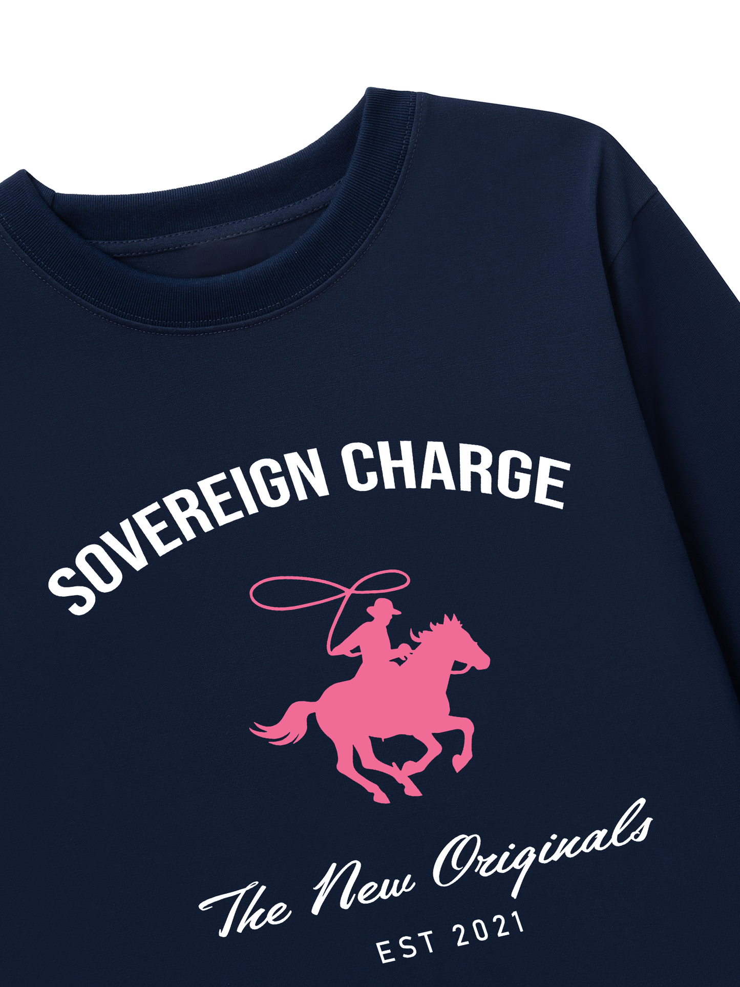 Áo Thun Dài Tay SOVERREIGN CHARGE PINK HORSE